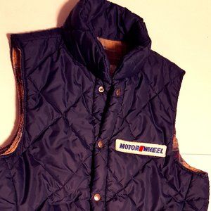 VTG Royal Knight Motor Wheel Quilted Puffer Vest